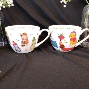Set Of 2 Portobello by Design Bone China Mug England